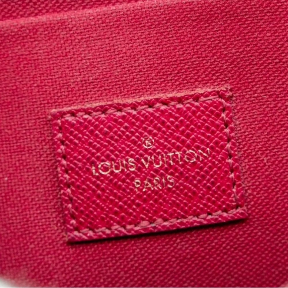 Louis Vuitton Brown and Red Monogram Wallet Set - Picture 8 of 9